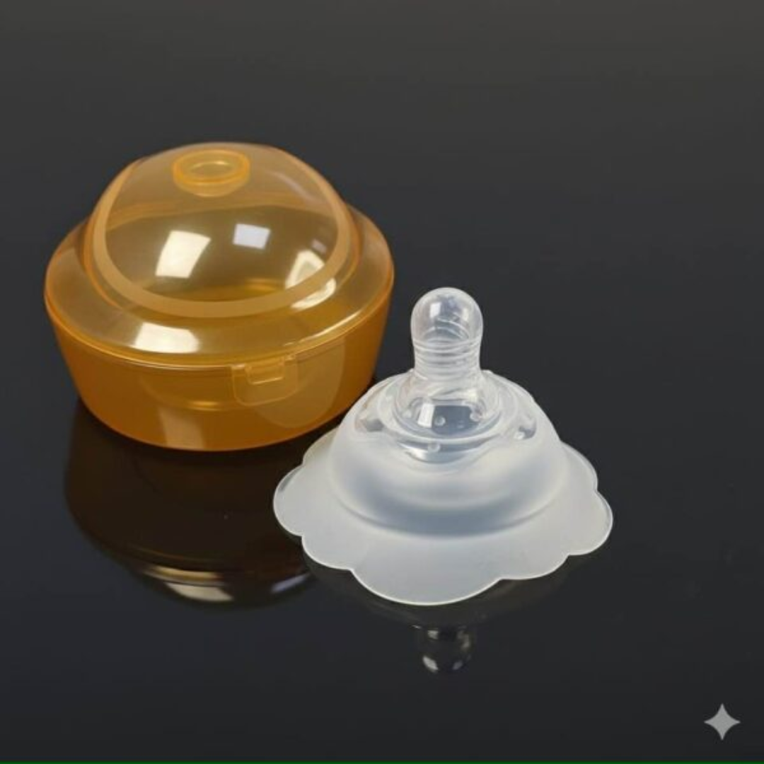 2 Pcs - High Quality Breast head cover protection anti-bite breast shield [With box]